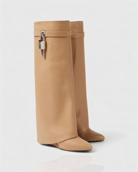 Bottes Lock, Beige