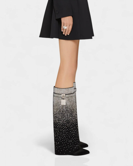 Bottes Lock, Cristal à Strass