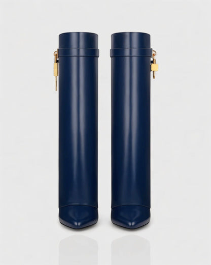 Bottes Lock, Bleu Marine